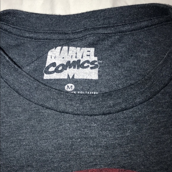 Captain America Marvel Comics Heather Blue Medium - Picture 3 of 4